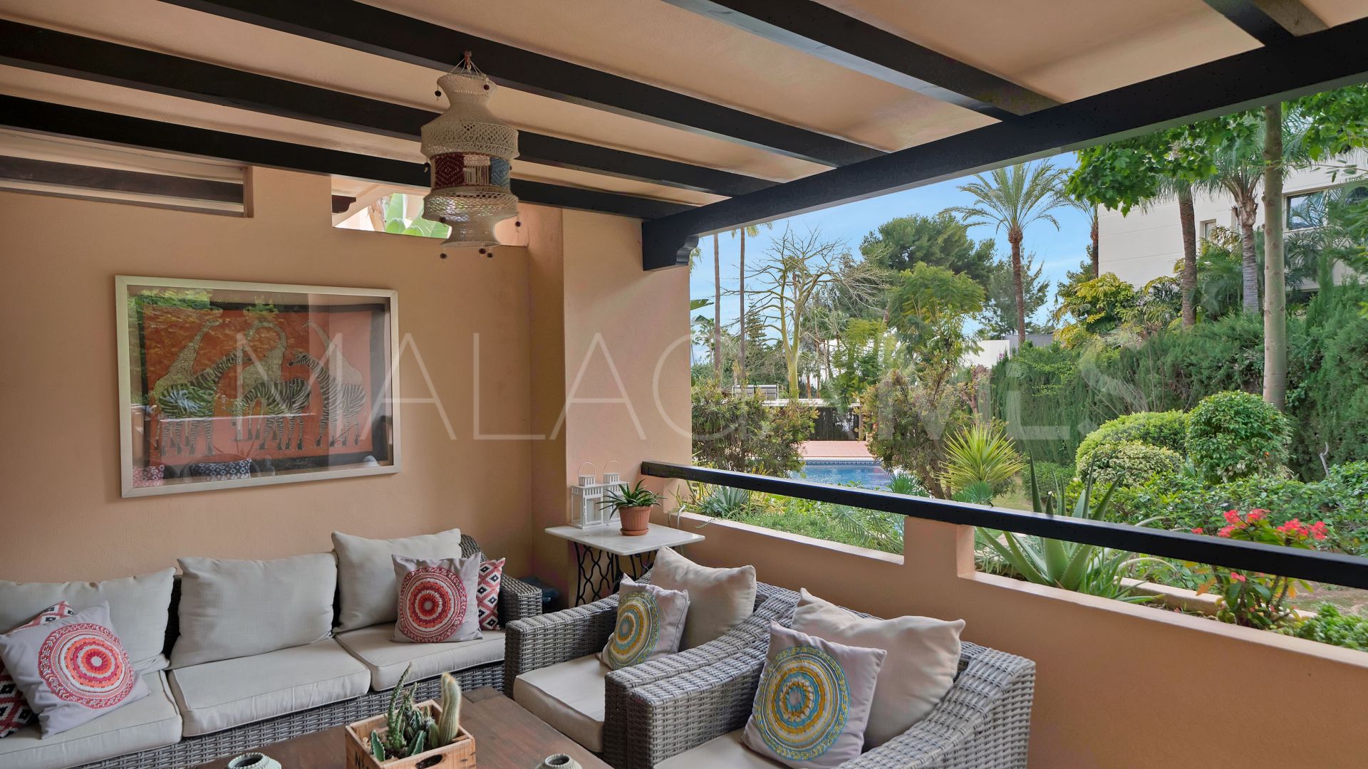 For sale ground floor apartment in Nagüeles