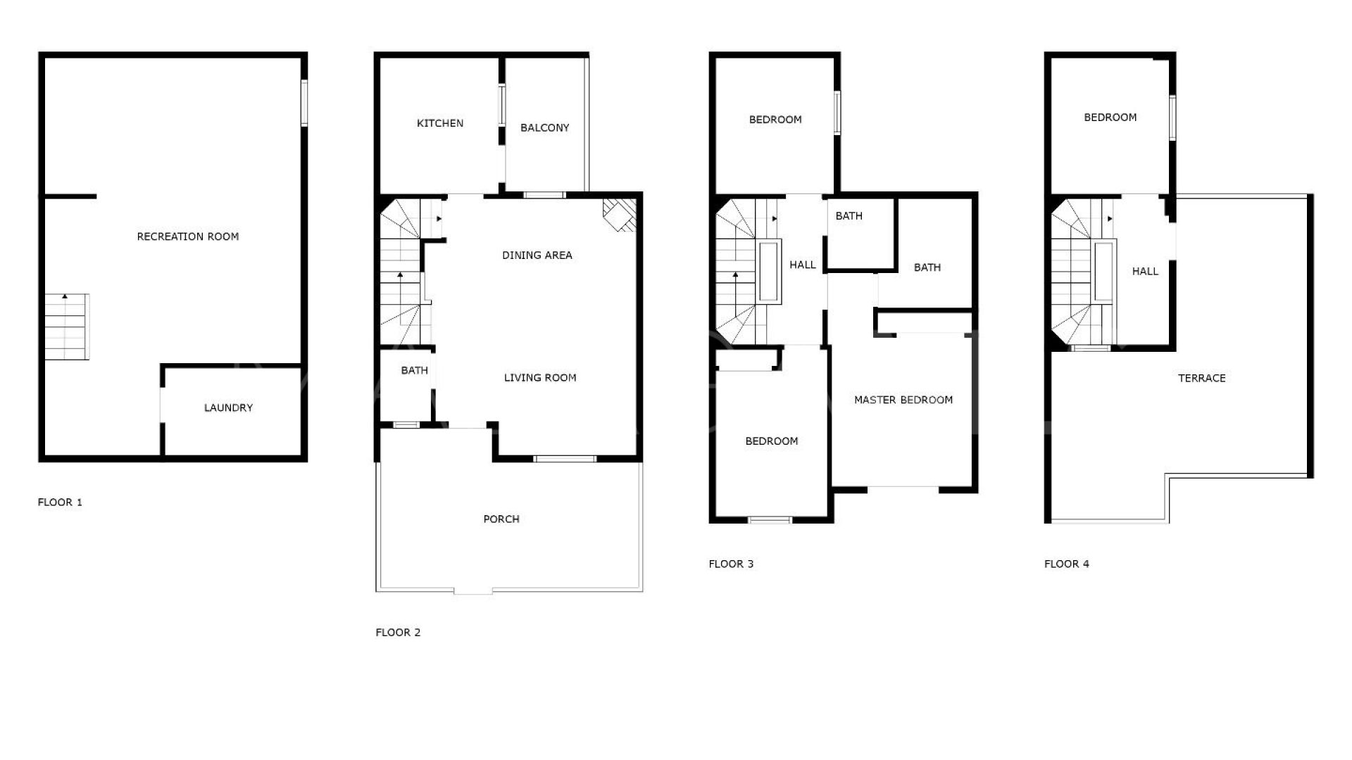 For sale Torreblanca town house with 4 bedrooms