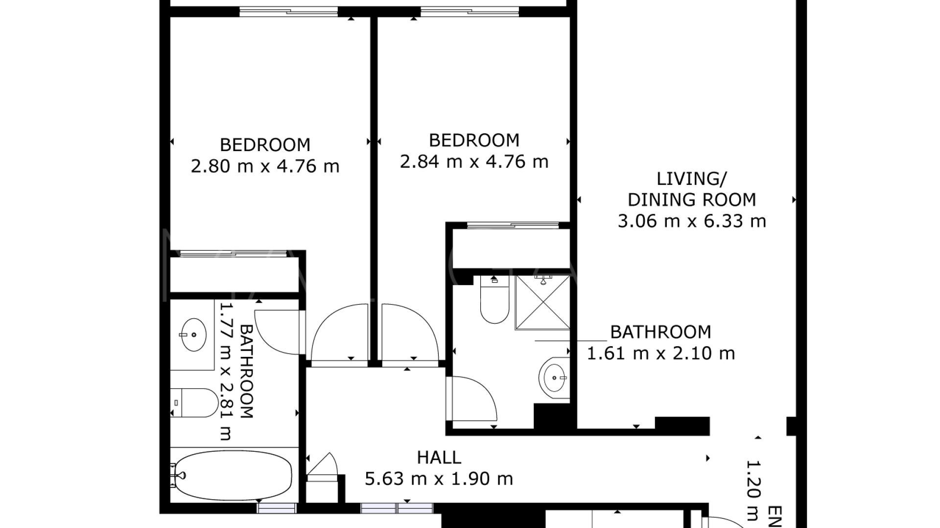 Apartamento for sale de 2 bedrooms in Cala de Mijas