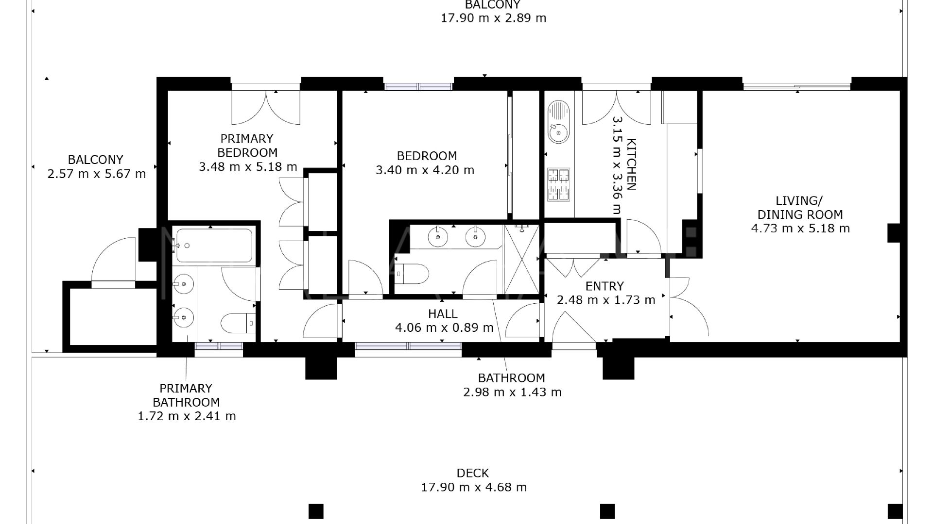 For sale Riviera del Sol 4 bedrooms penthouse