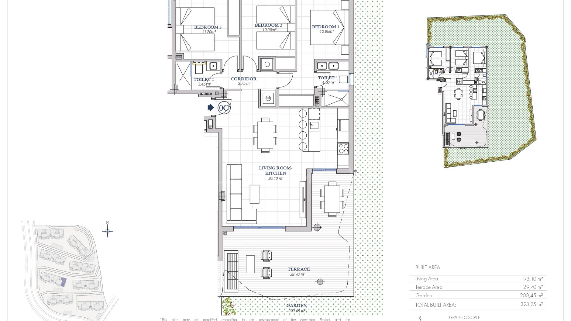 Apartamento planta baja for sale in El Higueron with 3 bedrooms