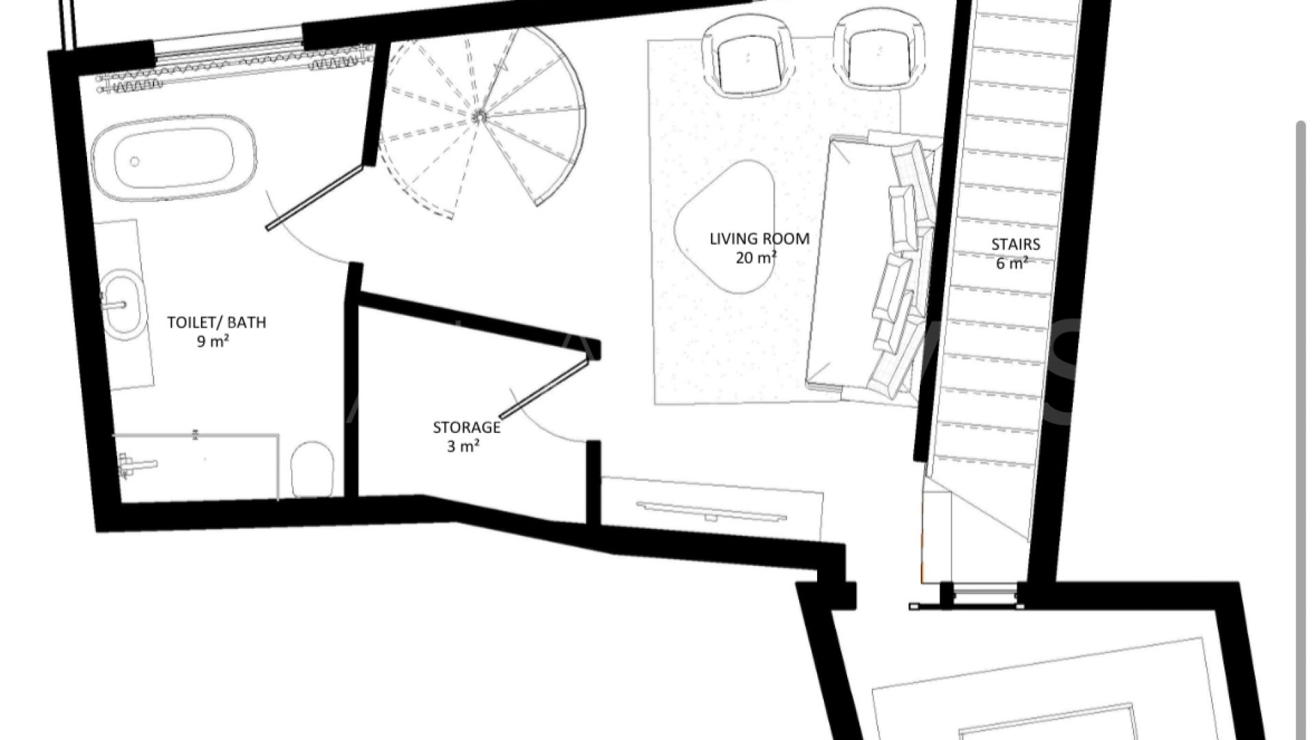 For sale town house with 2 bedrooms in Estepona Town