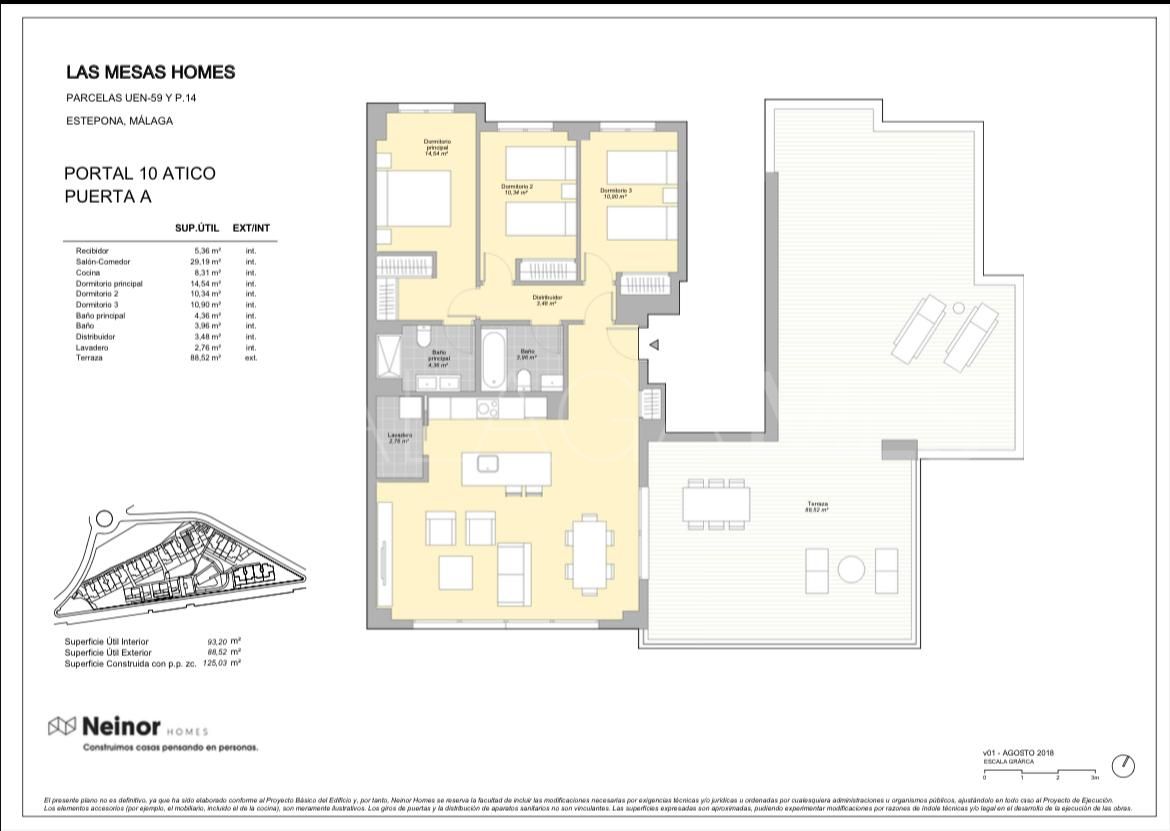 Ático for sale in Estepona Centro de 3 bedrooms