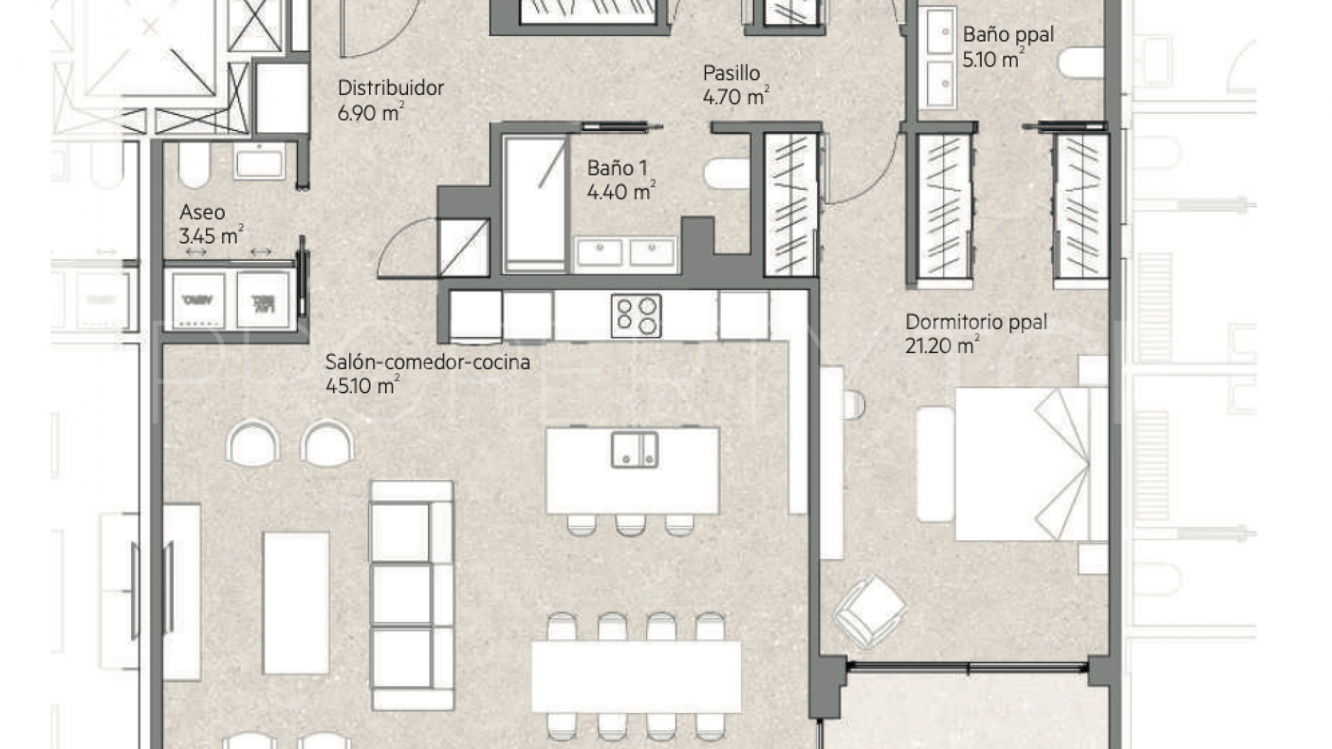 For sale ground floor apartment in Altos de Calahonda with 3 bedrooms