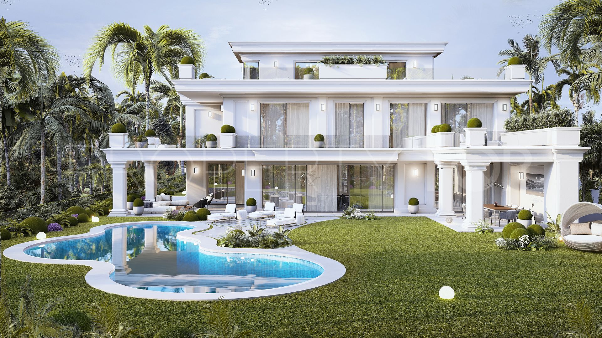 Villa en venta con 5 dormitorios en Las Lomas del Marbella Club