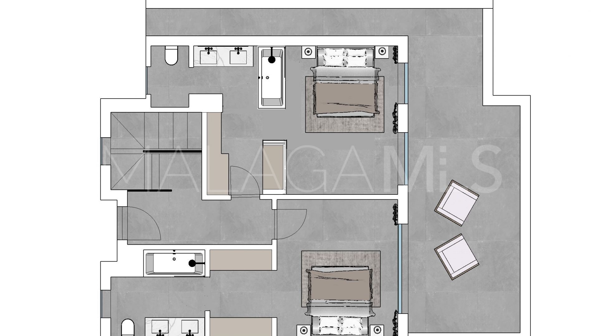 Appartement terrasse for sale in Los Monteros