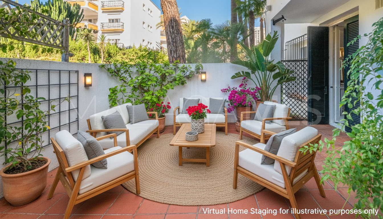 Apartamento planta baja for sale de 3 bedrooms in Elviria