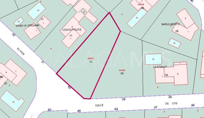 Plot for sale in Cabopino