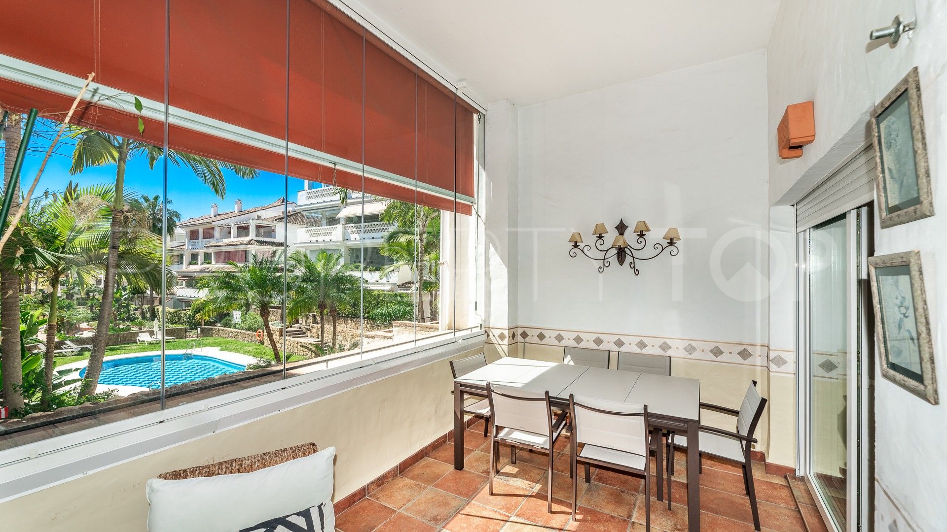 Beach Side Golden Mile 3 bedrooms ground floor apartment for sale