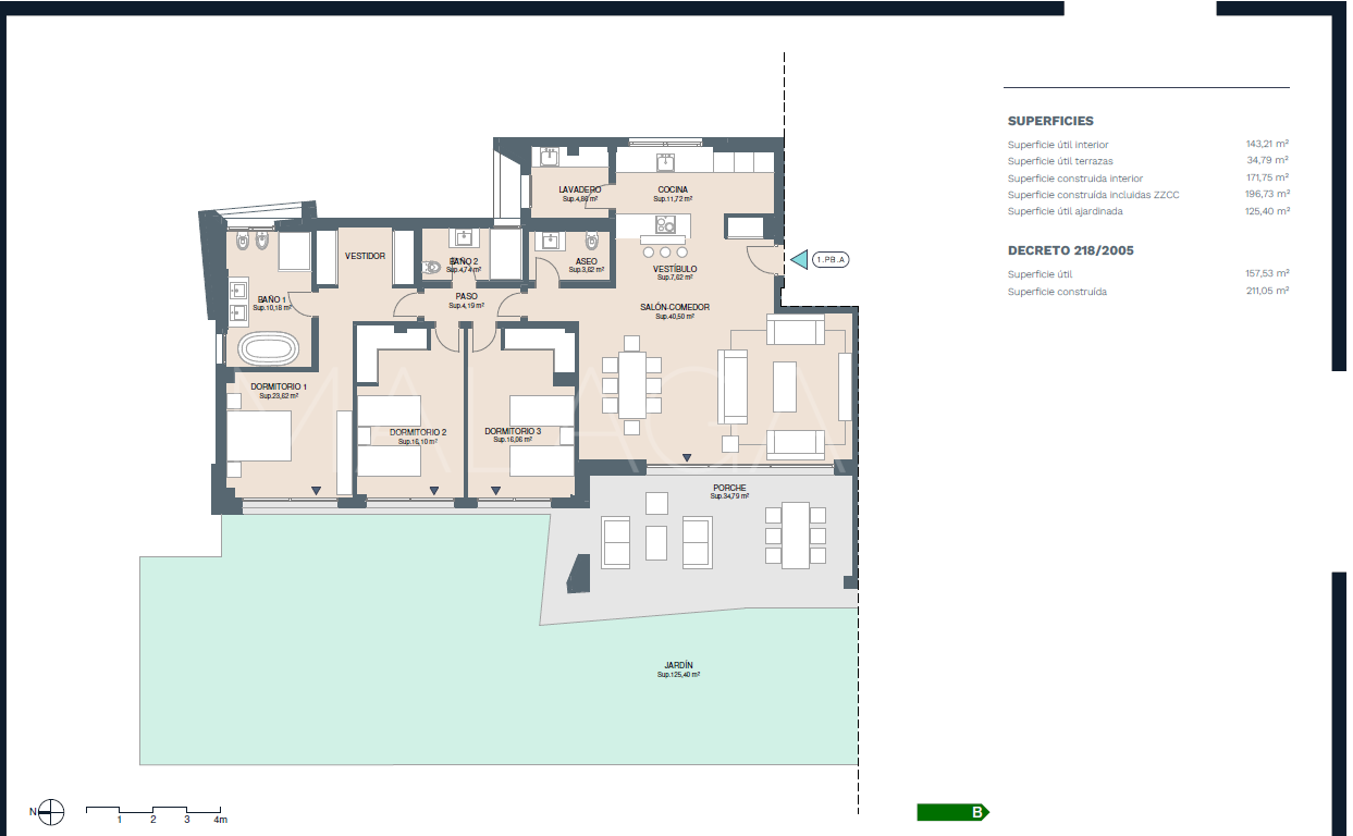 3 bedrooms ground floor apartment for sale in Los Monteros