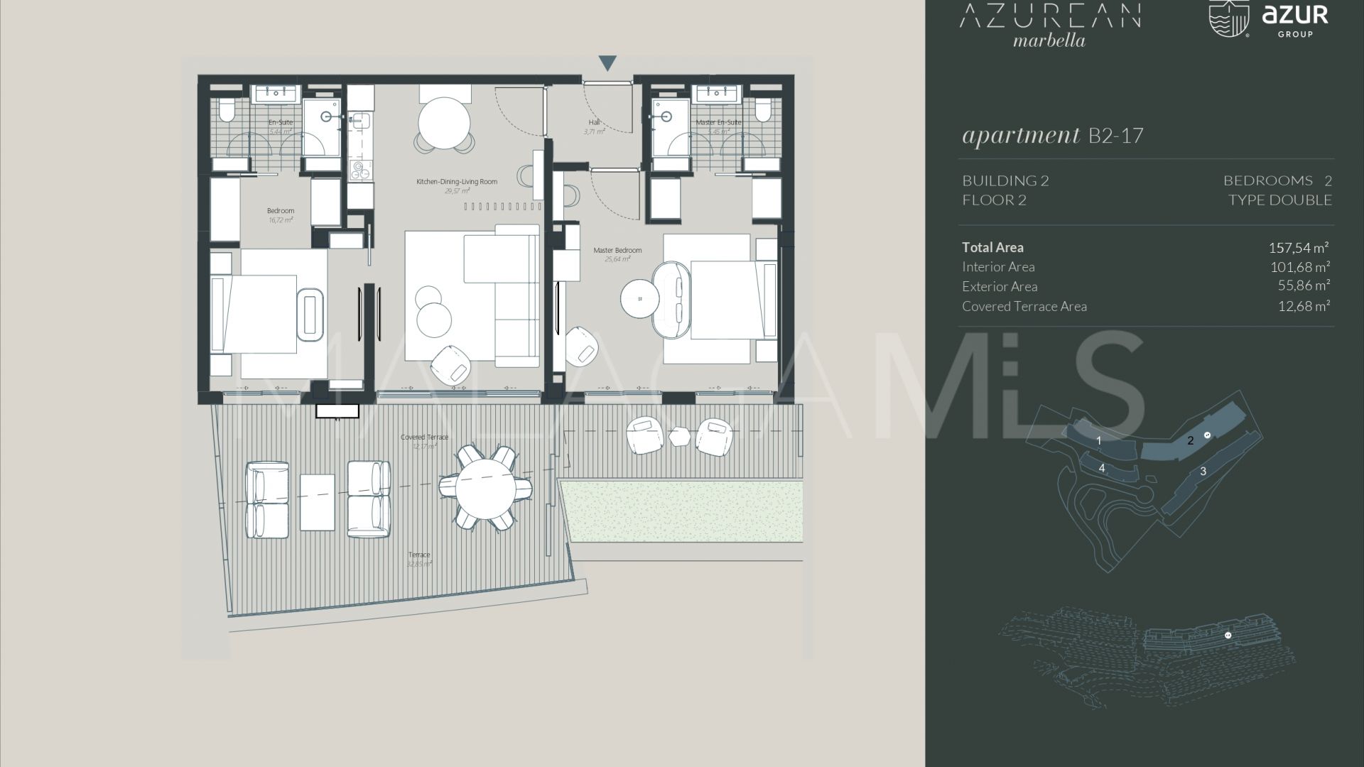 For sale 2 bedrooms apartment in La Reserva de Alcuzcuz