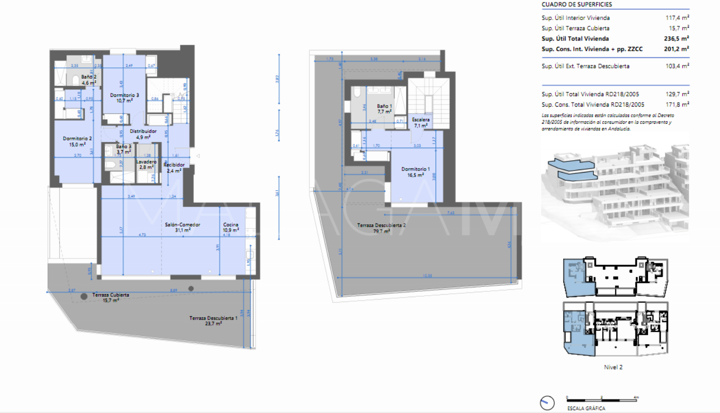 Penthaus for sale in Los Altos de los Monteros