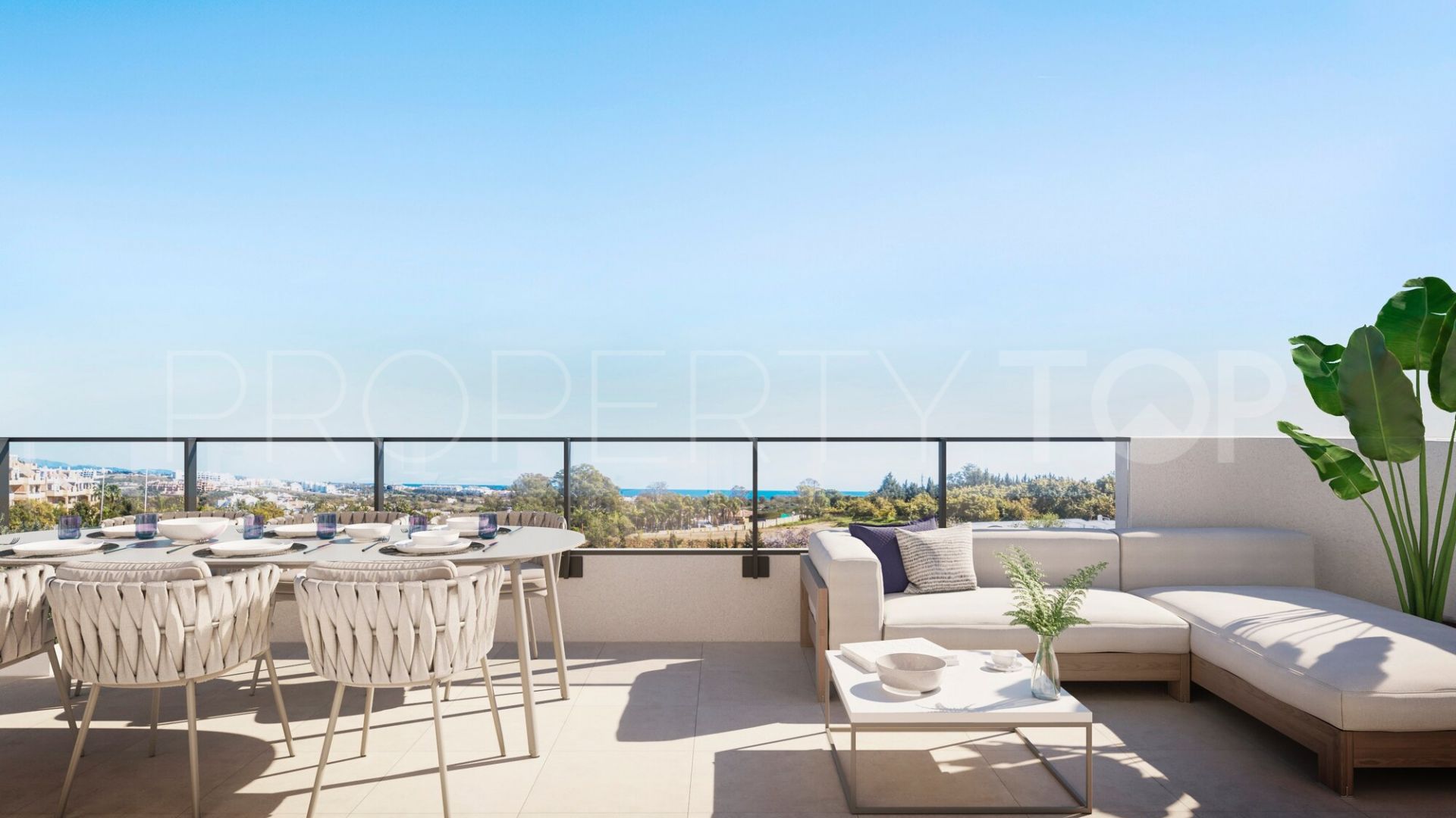 Buy penthouse with 3 bedrooms in Cancelada