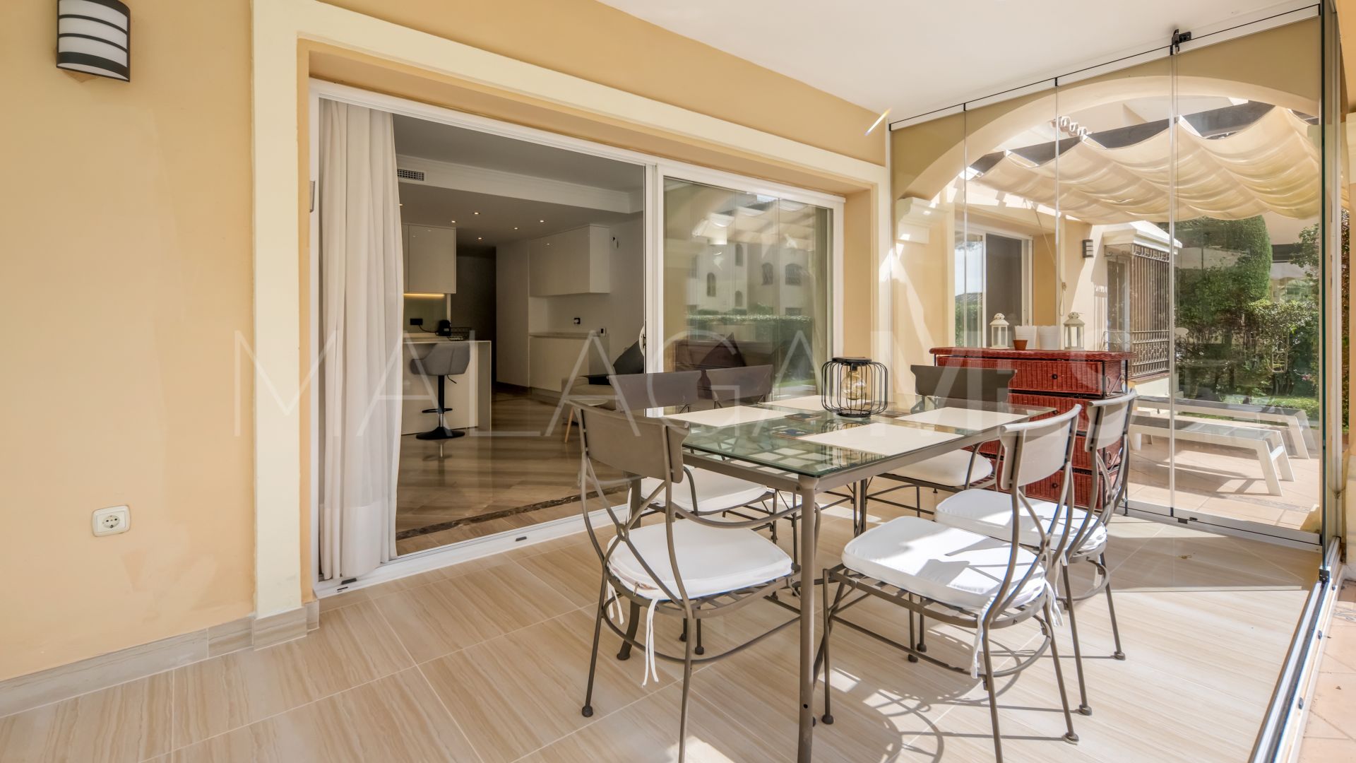 Erdgeschosswohnung for sale in Hacienda Elviria