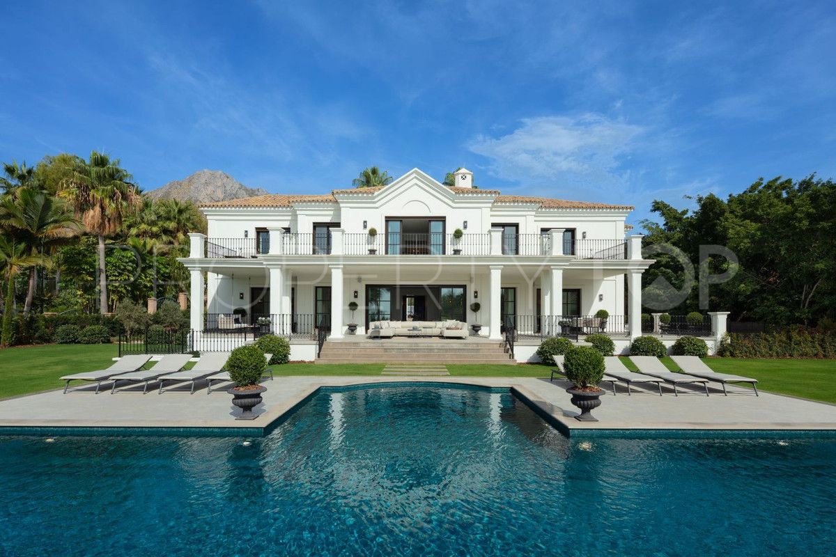 For sale Marbella Golden Mile villa with 6 bedrooms