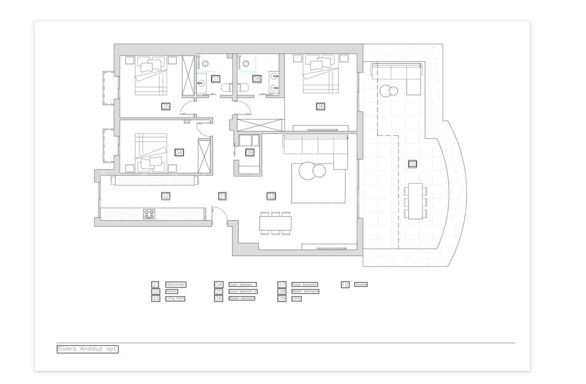 Apartamento with 3 bedrooms a la venta in Estepona