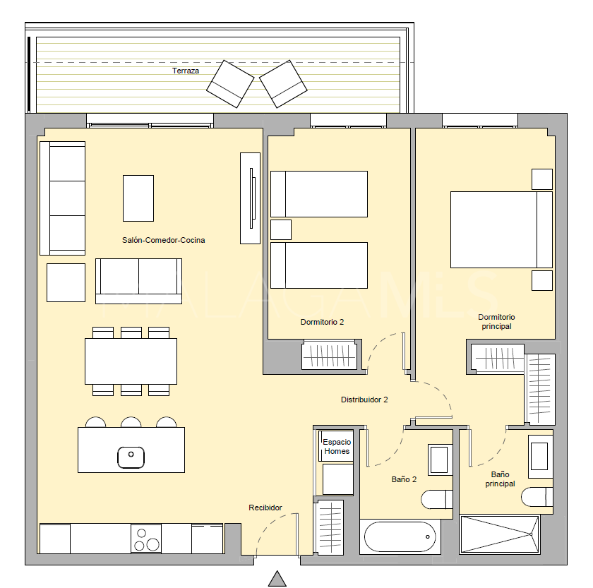 2 bedrooms apartment in Las Mesas for sale
