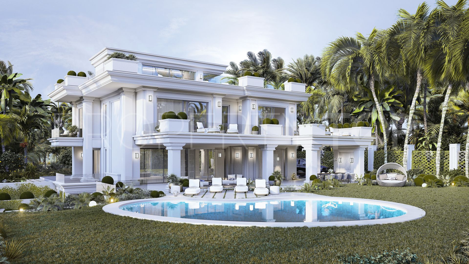 Se vende villa con 6 dormitorios en Las Lomas del Marbella Club