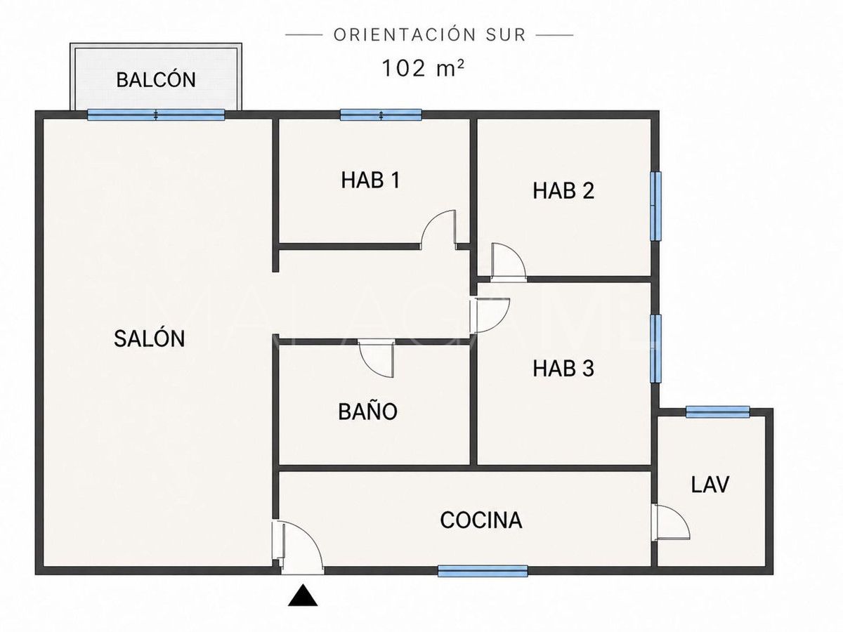 Se vende apartamento with 3 bedrooms in San Pedro de Alcantara