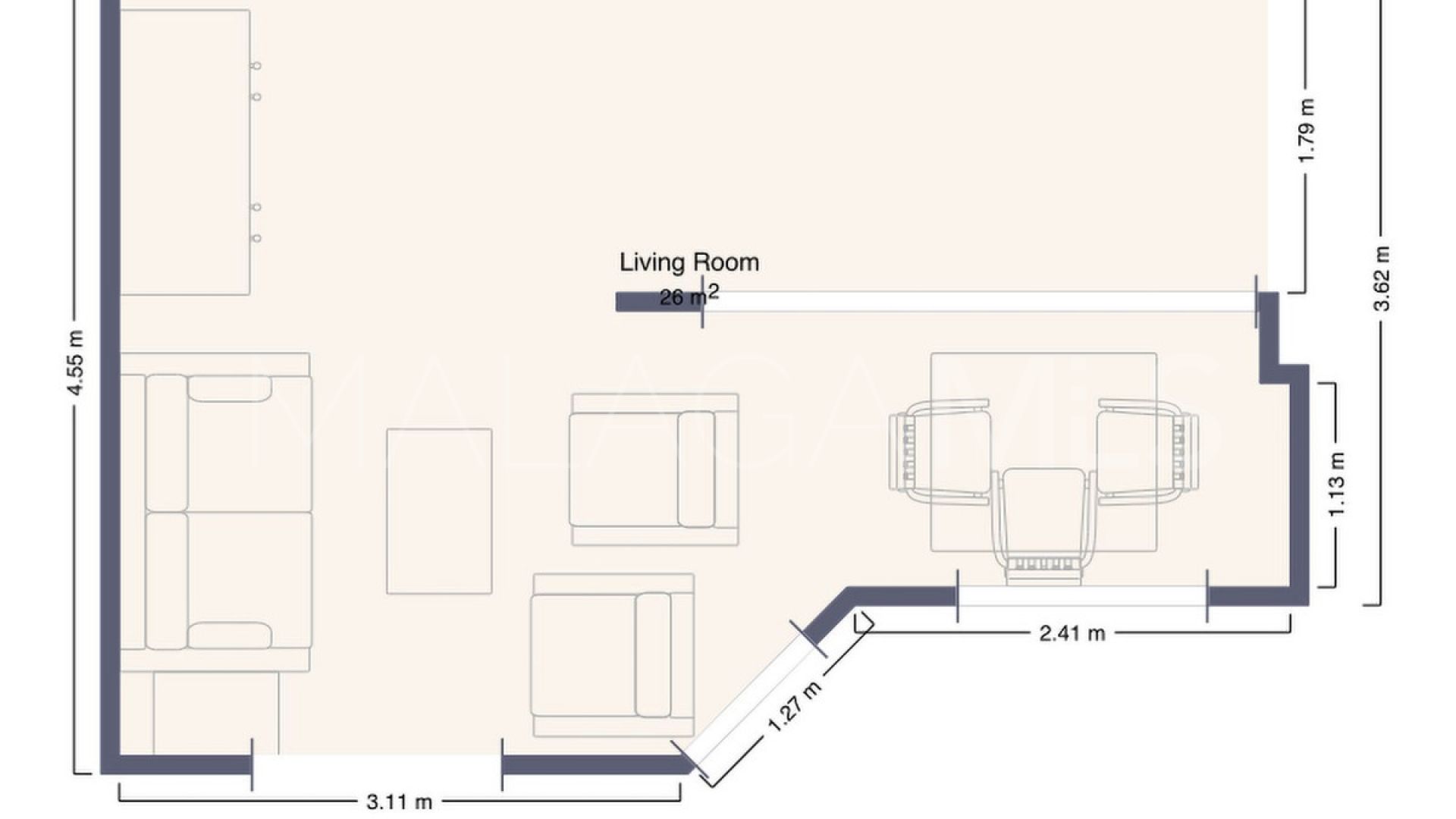 Adosado for sale in La Quinta de 3 bedrooms