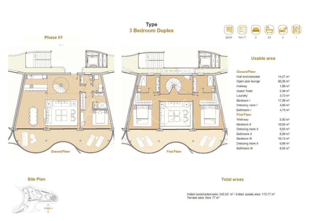 Apartamento planta baja with 2 bedrooms a la venta in Benahavis