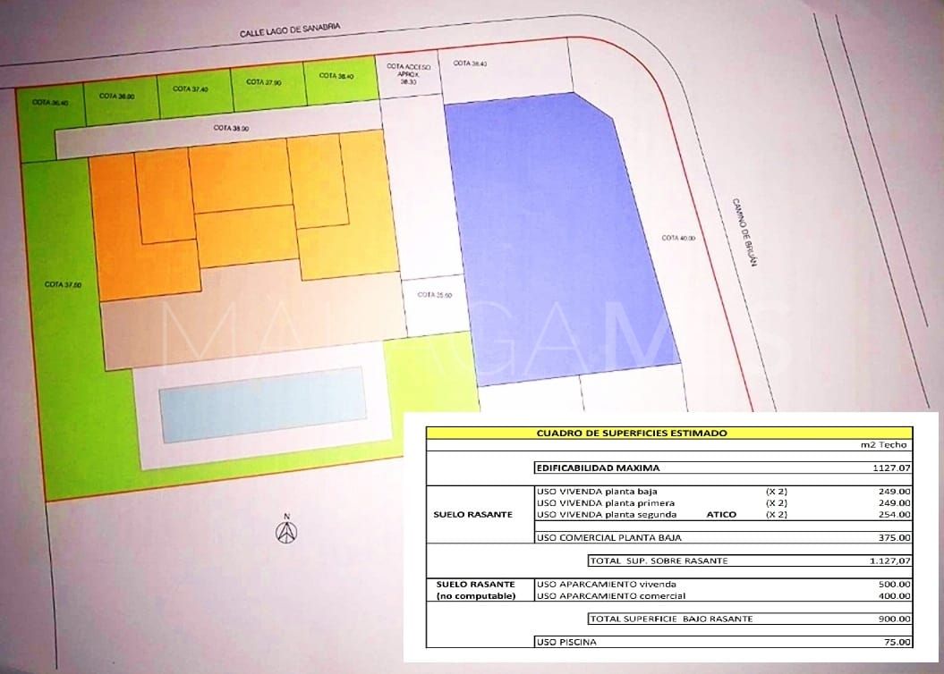 Parcela urbanizable for sale in Cancelada