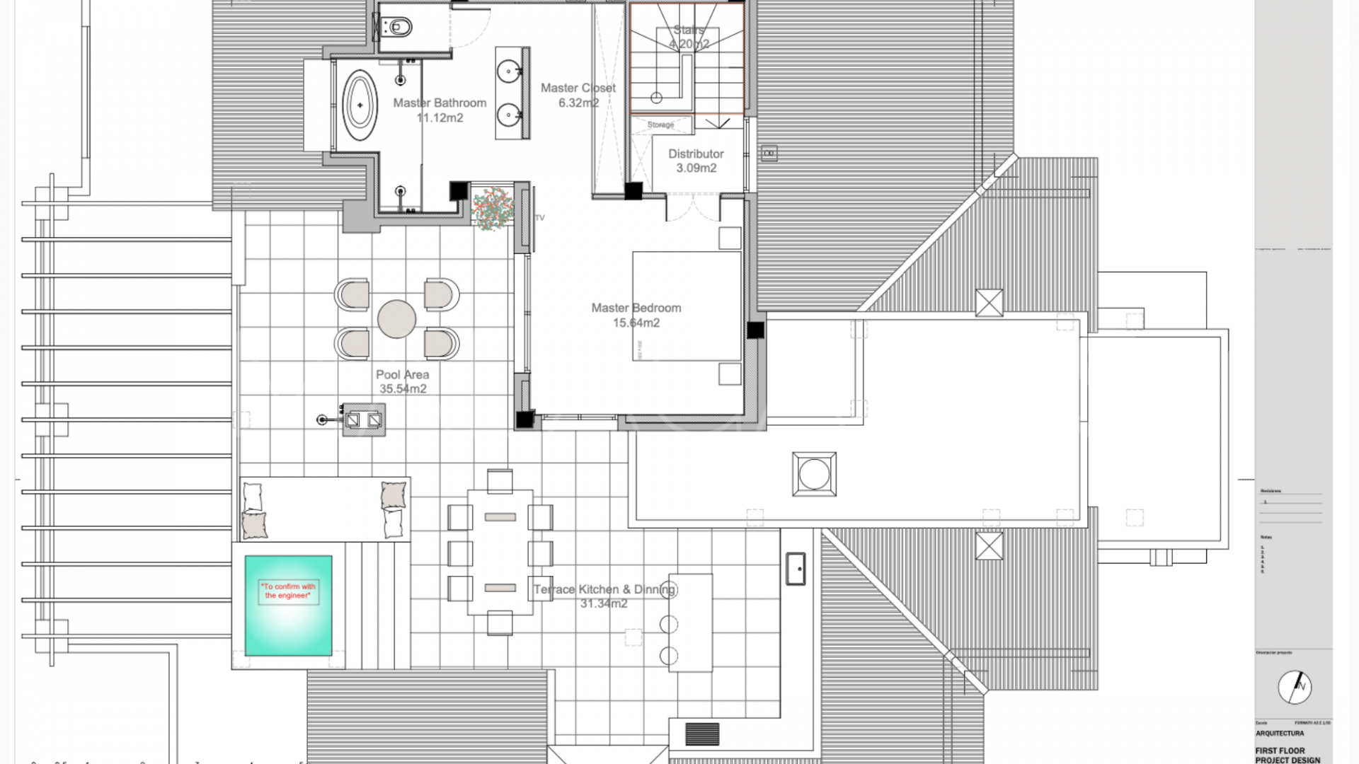 Zweistöckiges penthouse for sale in Altos de La Quinta