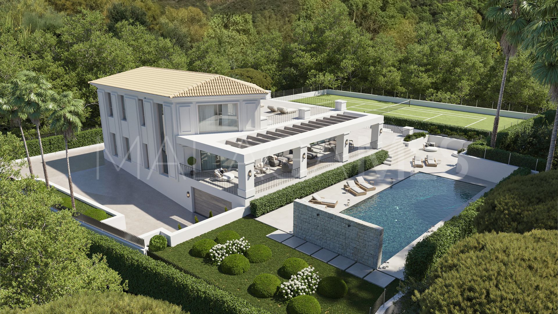 For sale Marbella Golden Mile villa with 7 bedrooms