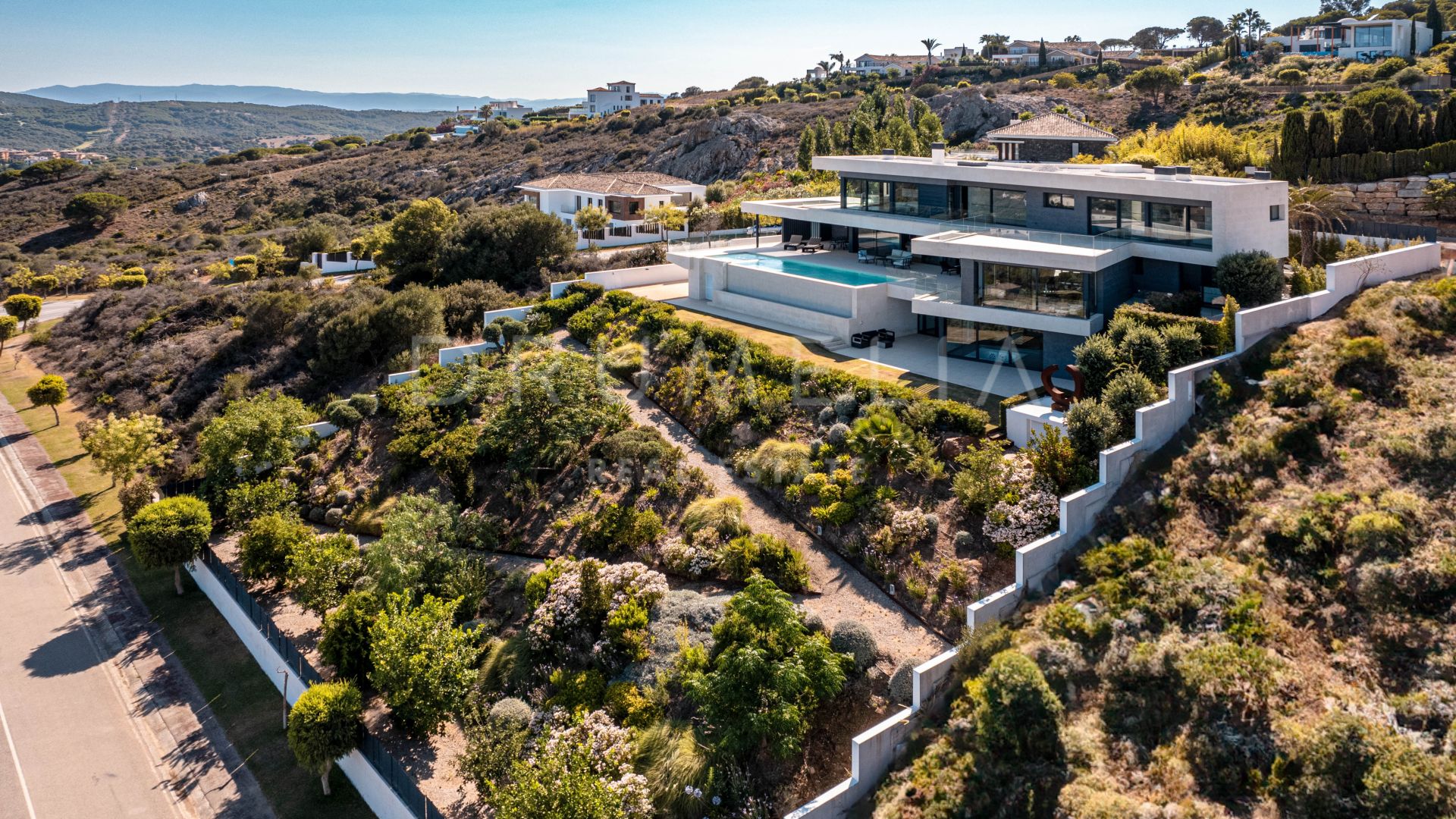 Villa Atlas - Stunning contemporary-style luxury villa with sea panorama in prestigious La Reserva de Sotogrande.