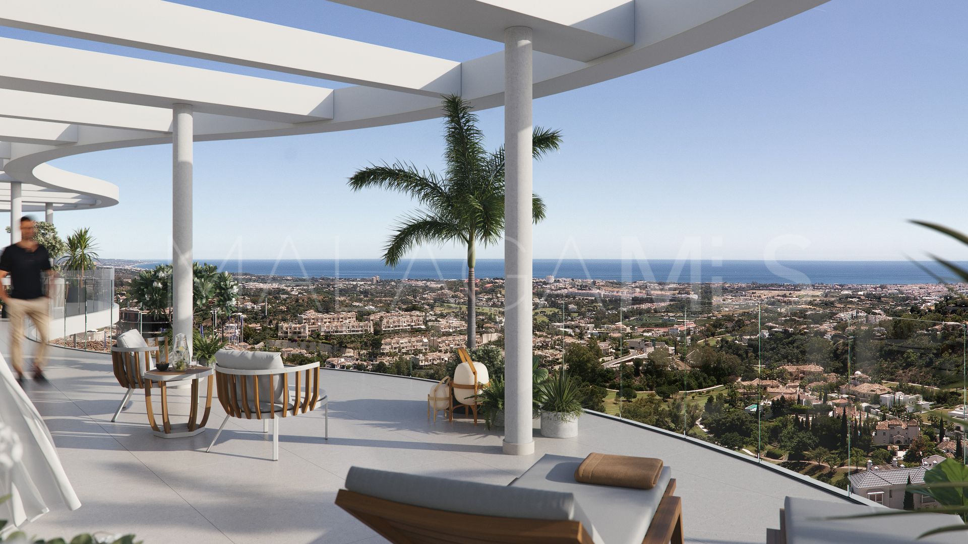 Atico a la venta in The View Marbella de 4 bedrooms