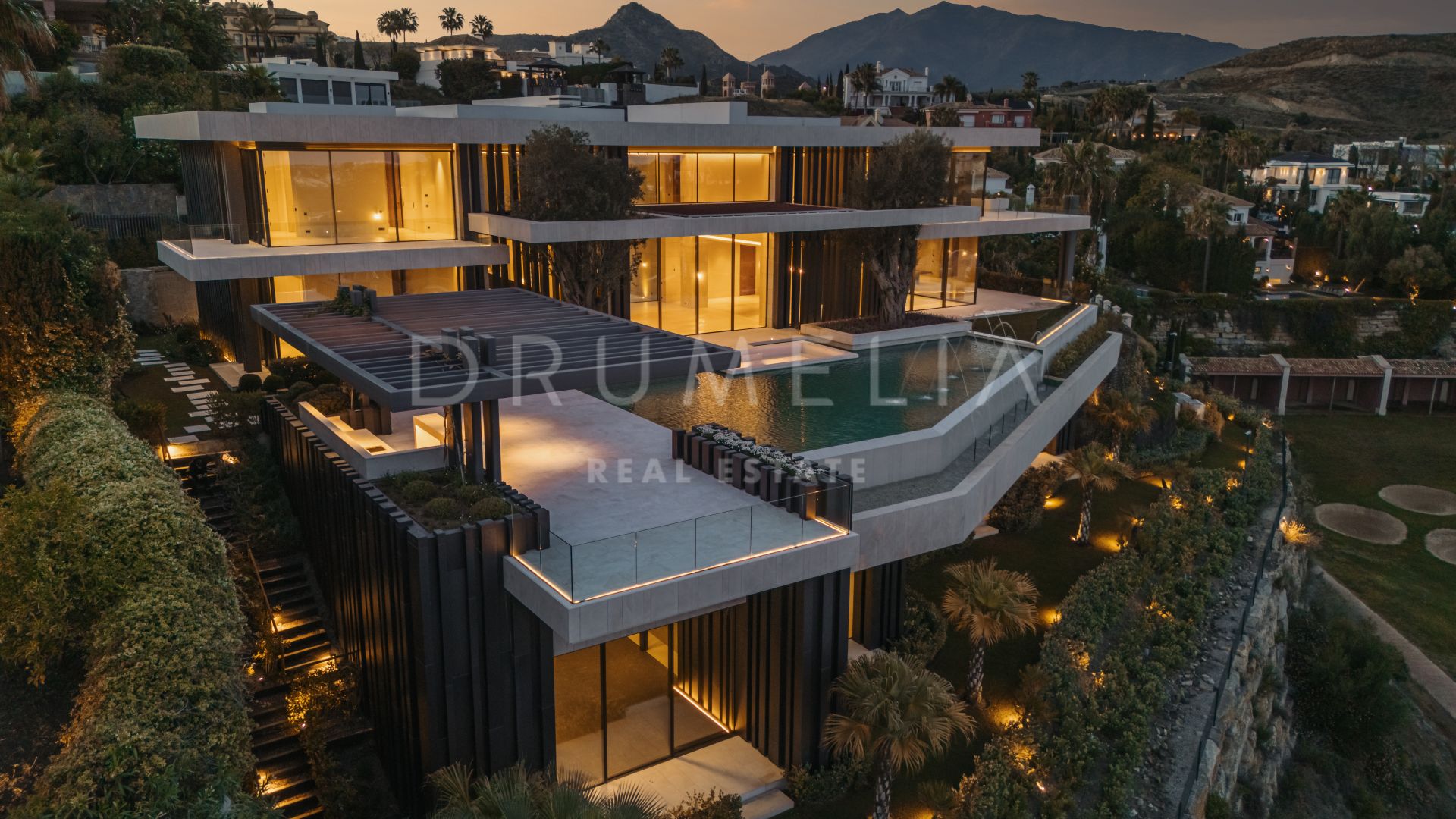 Perla Negra - Nouvelle villa de luxe unique et magnifique en première ligne de golf, Los Flamingos, Benahavis