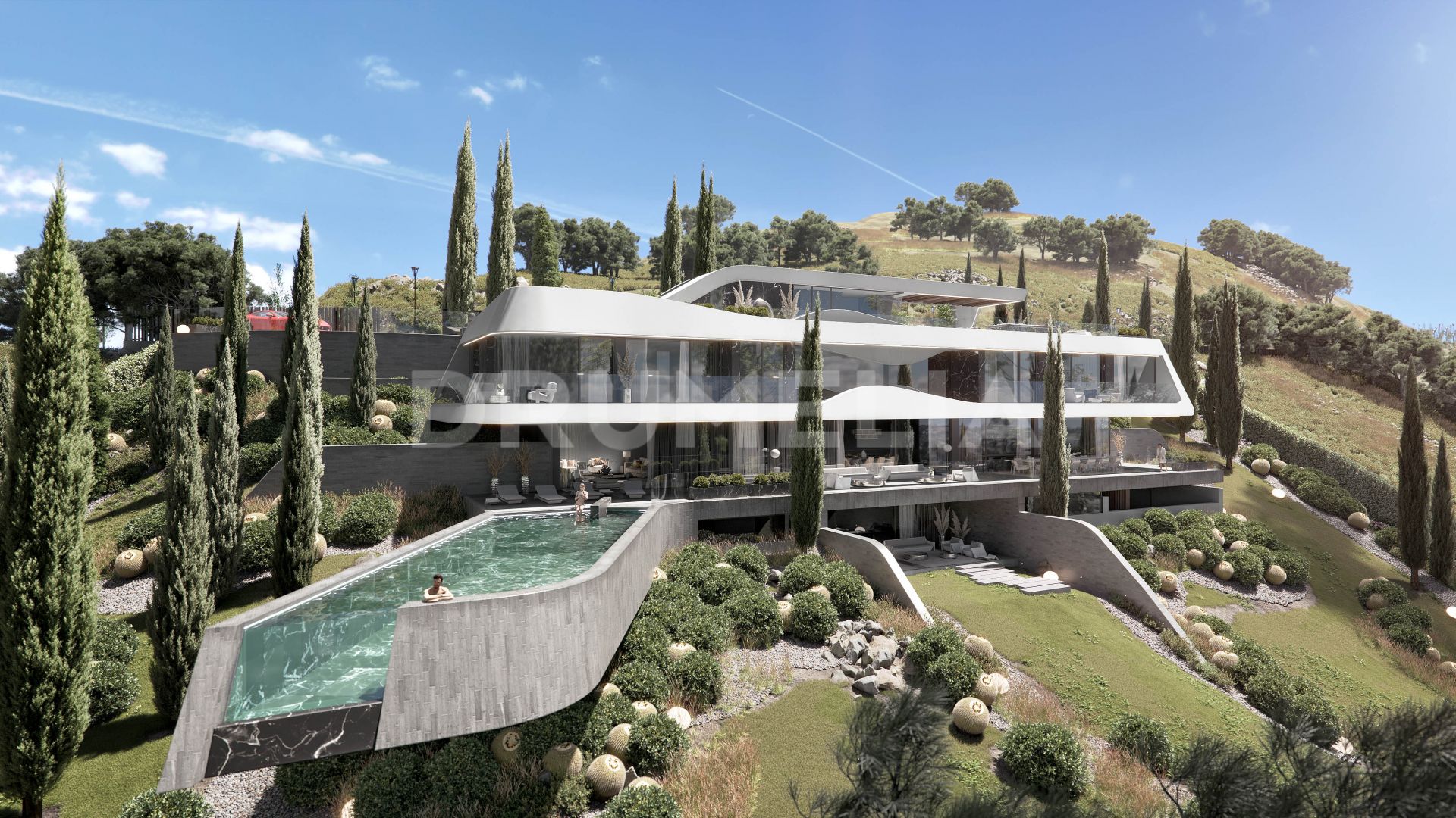 Nueva villa contemporánea única en el Real de La Quinta, Benahavis (Proyecto)