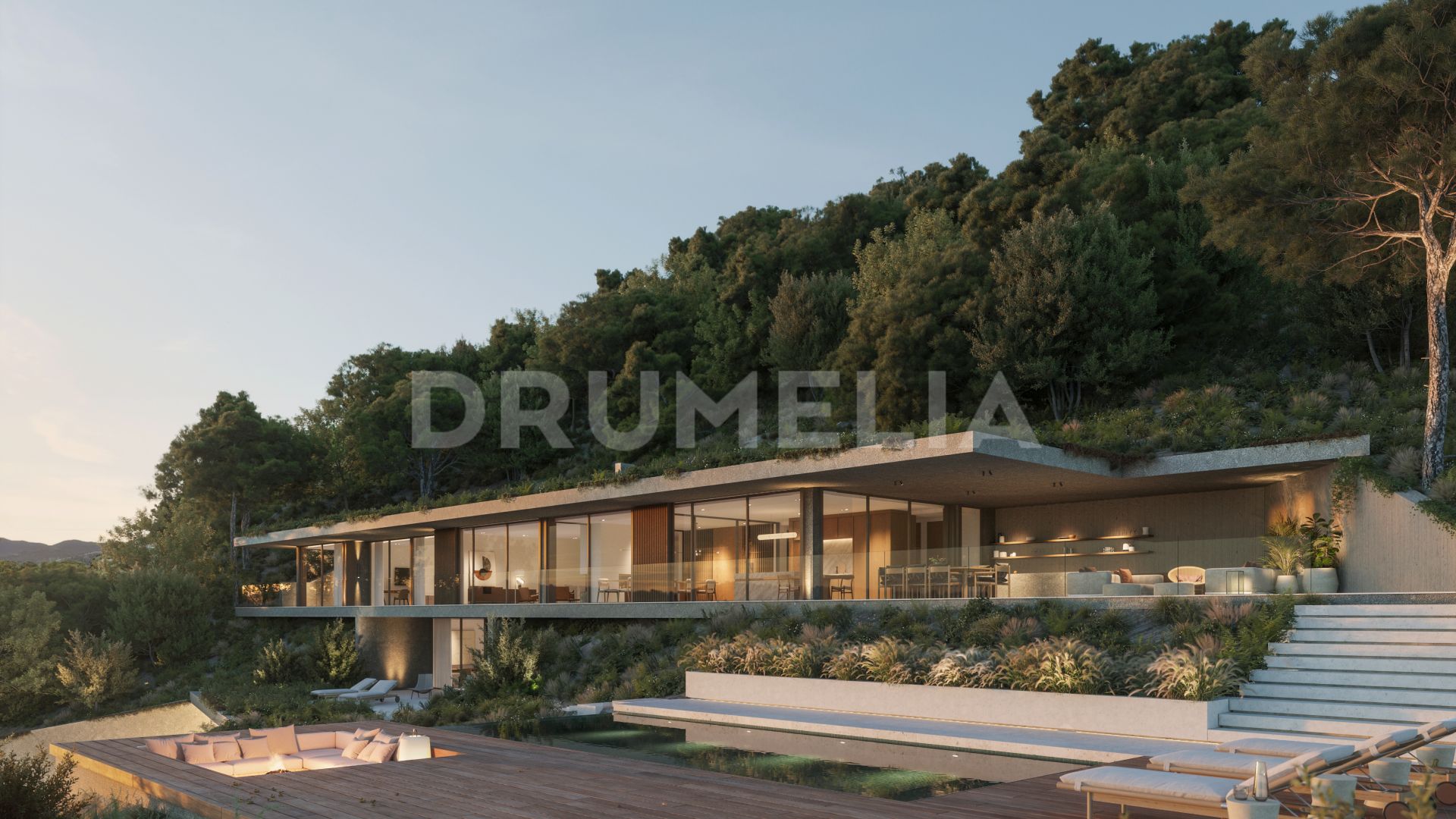 Neue außergewöhnliche, umweltfreundliche, luxuriöse und moderne Villa in Monte Mayor, Benahavis