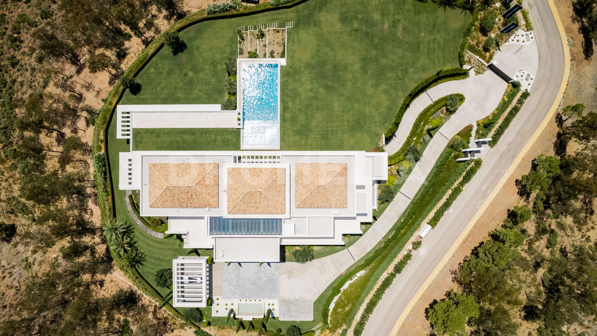 Modernes Meisterwerk, neue einzigartige Luxus-Villa, La Zagaleta, Benahavis