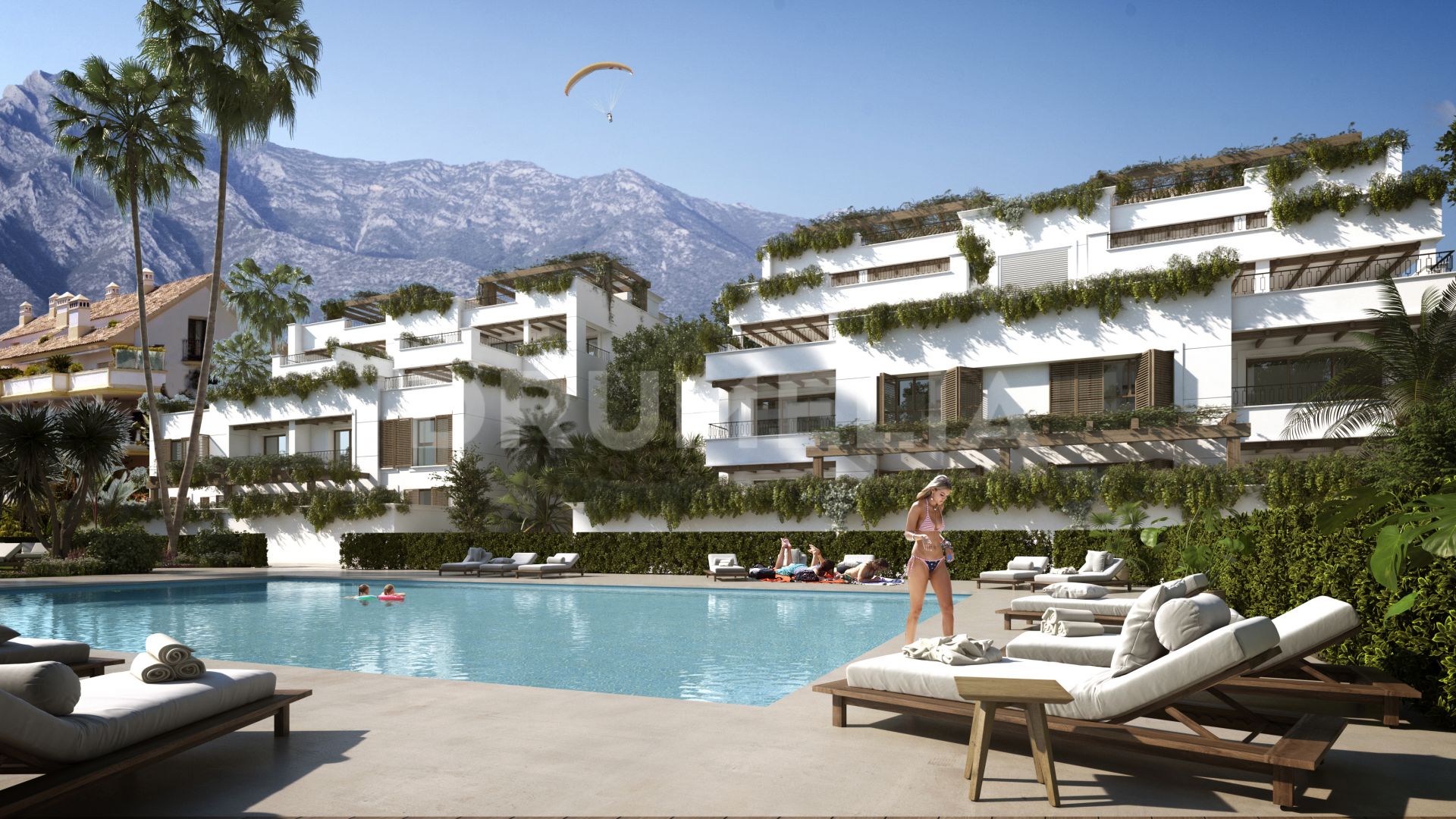 Nuevo y moderno Atico Duplex de lujo en venta en Milla de oro, Marbella