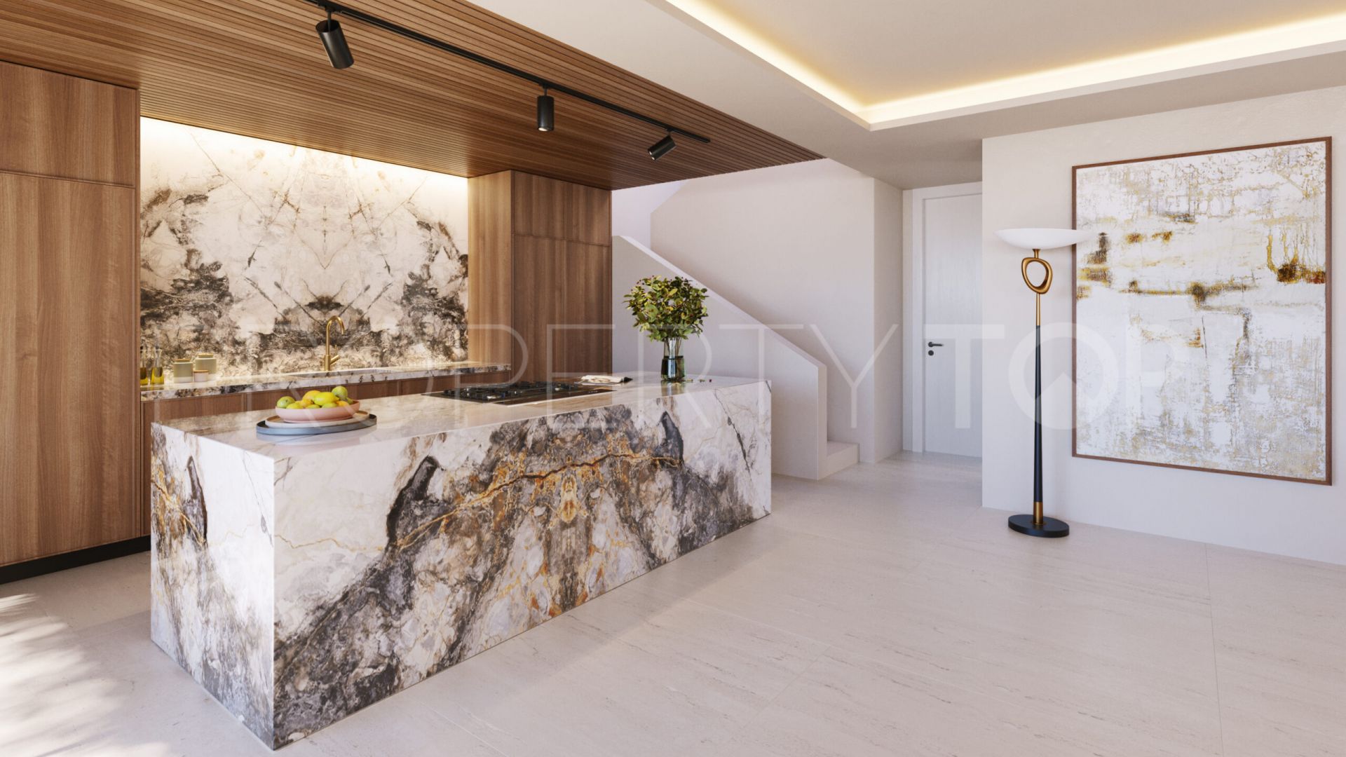 Atico duplex en venta en Marbella Golden Mile con 4 dormitorios