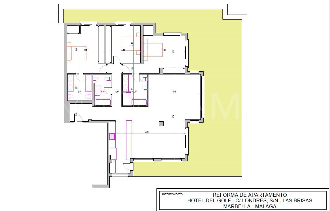 Apartamento for sale in Hotel del Golf de 3 bedrooms