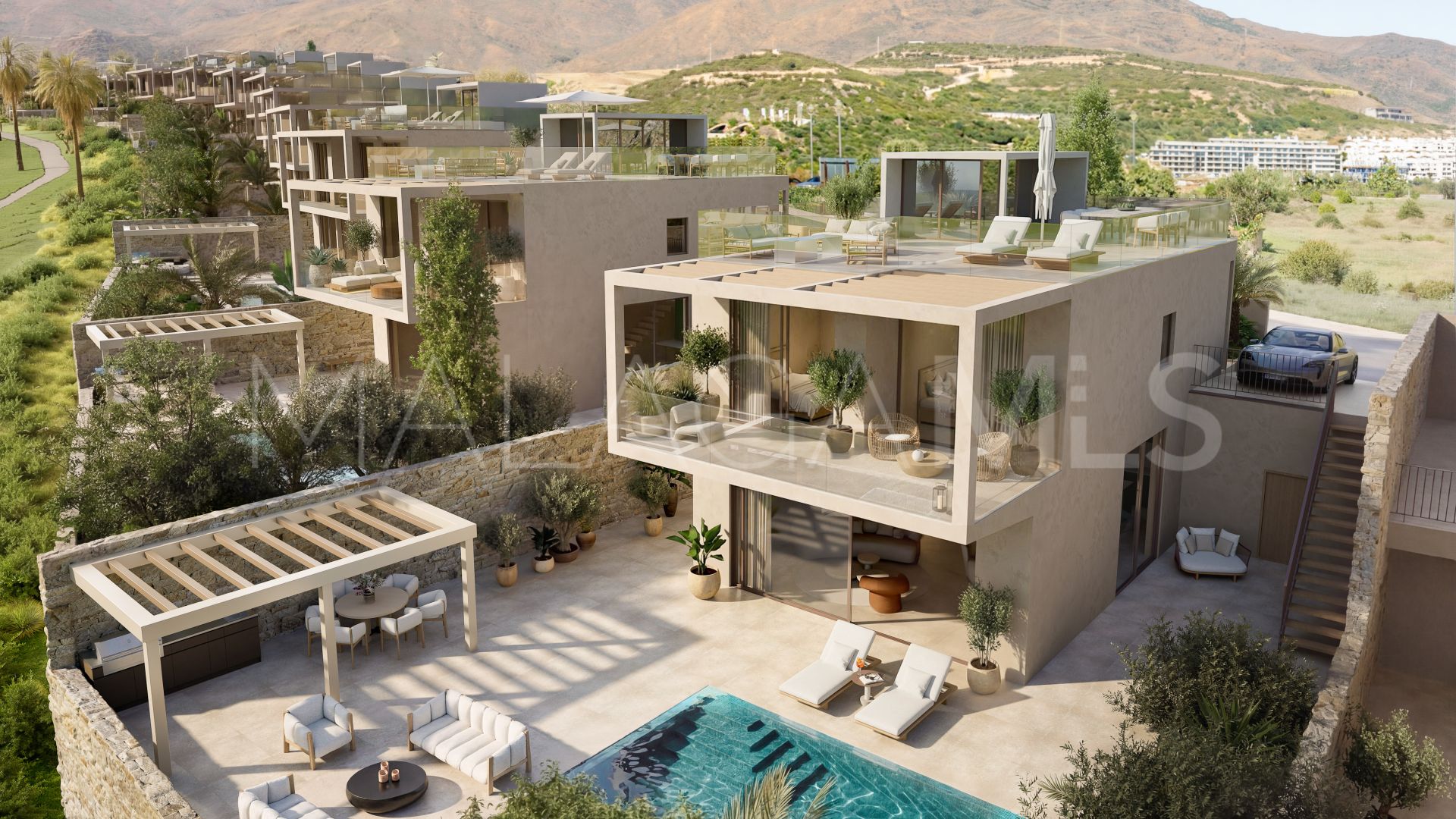 Villa for sale in Estepona West with 4 bedrooms