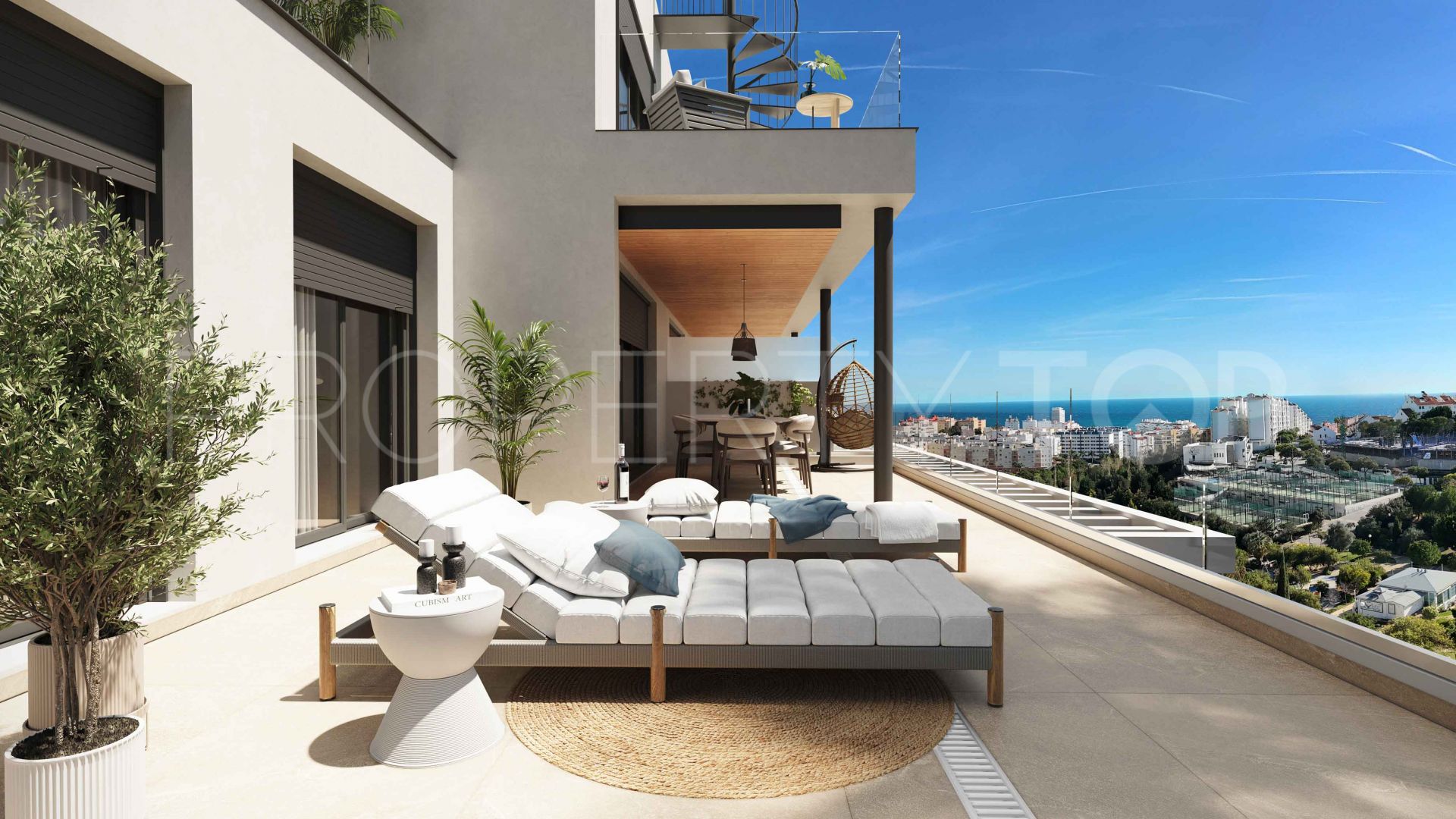 Buy Las Mesas penthouse with 2 bedrooms