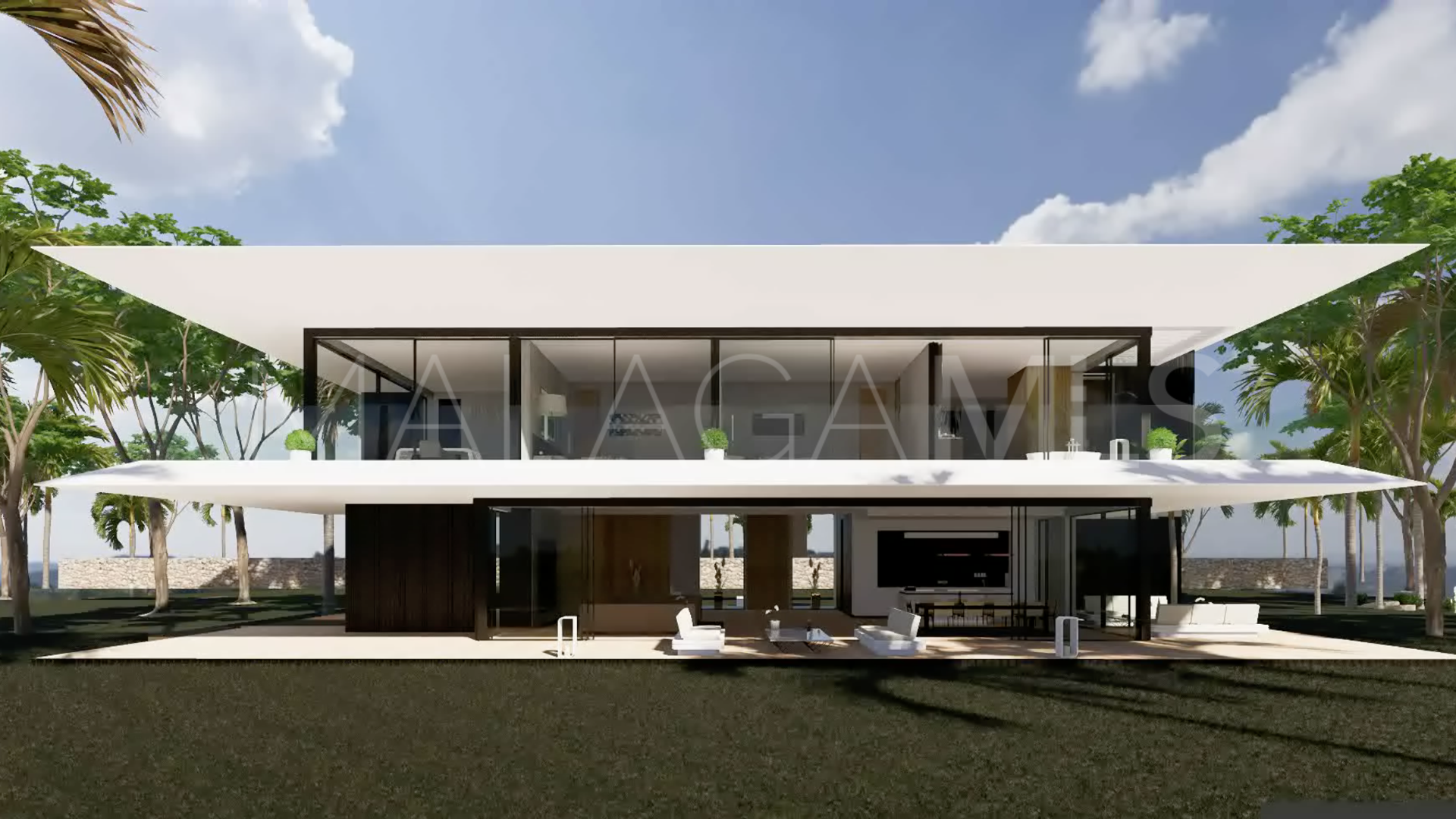 Villa a la venta in Hacienda las Chapas de 6 bedrooms