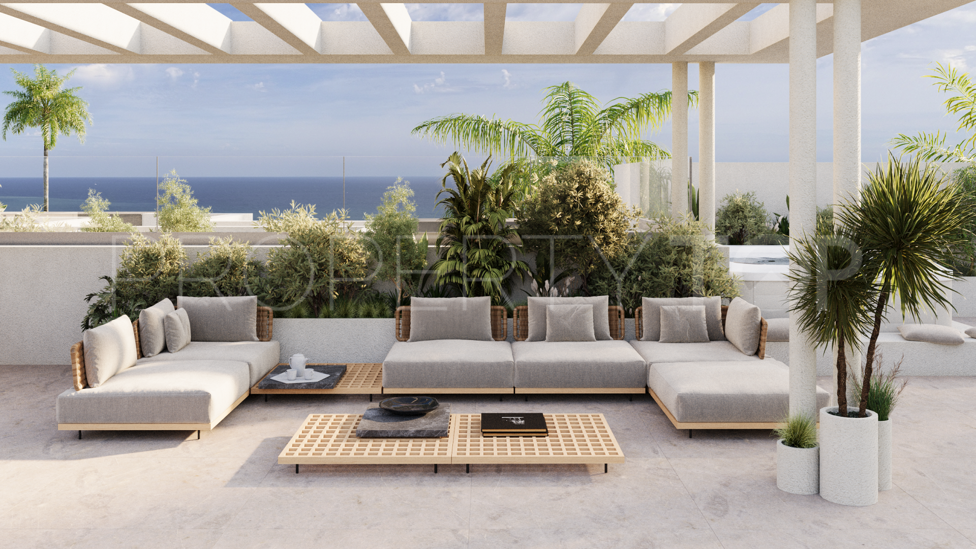 Buy Estepona West penthouse with 3 bedrooms