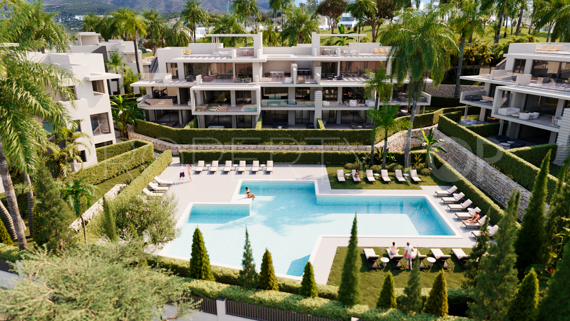 Buy Estepona West penthouse with 3 bedrooms