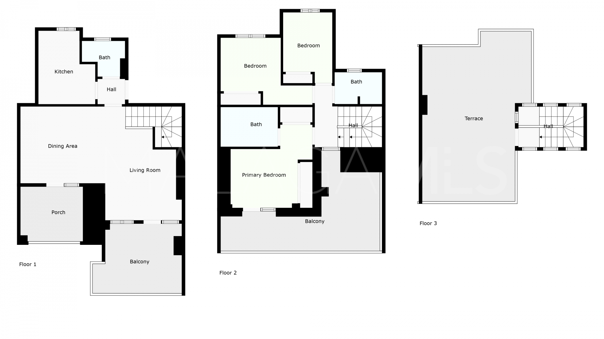 Zweistöckiges penthouse for sale in Costa Galera