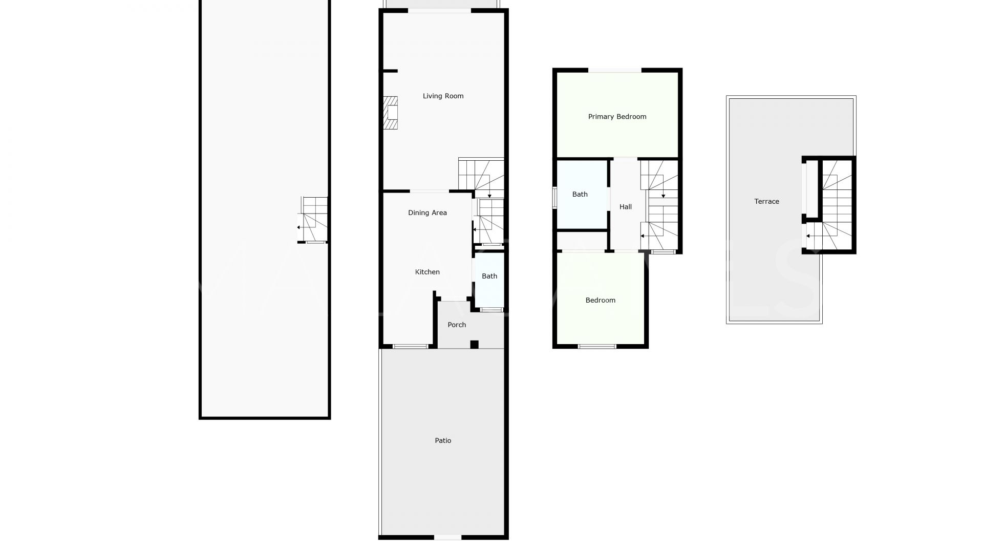 Pareado de 3 bedrooms a la venta in La Ponderosa