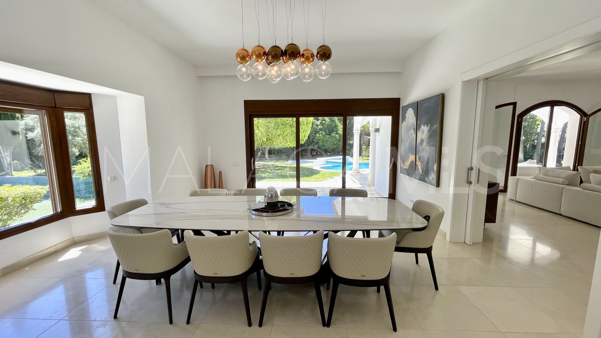 For sale Guadalmina Baja villa with 6 bedrooms