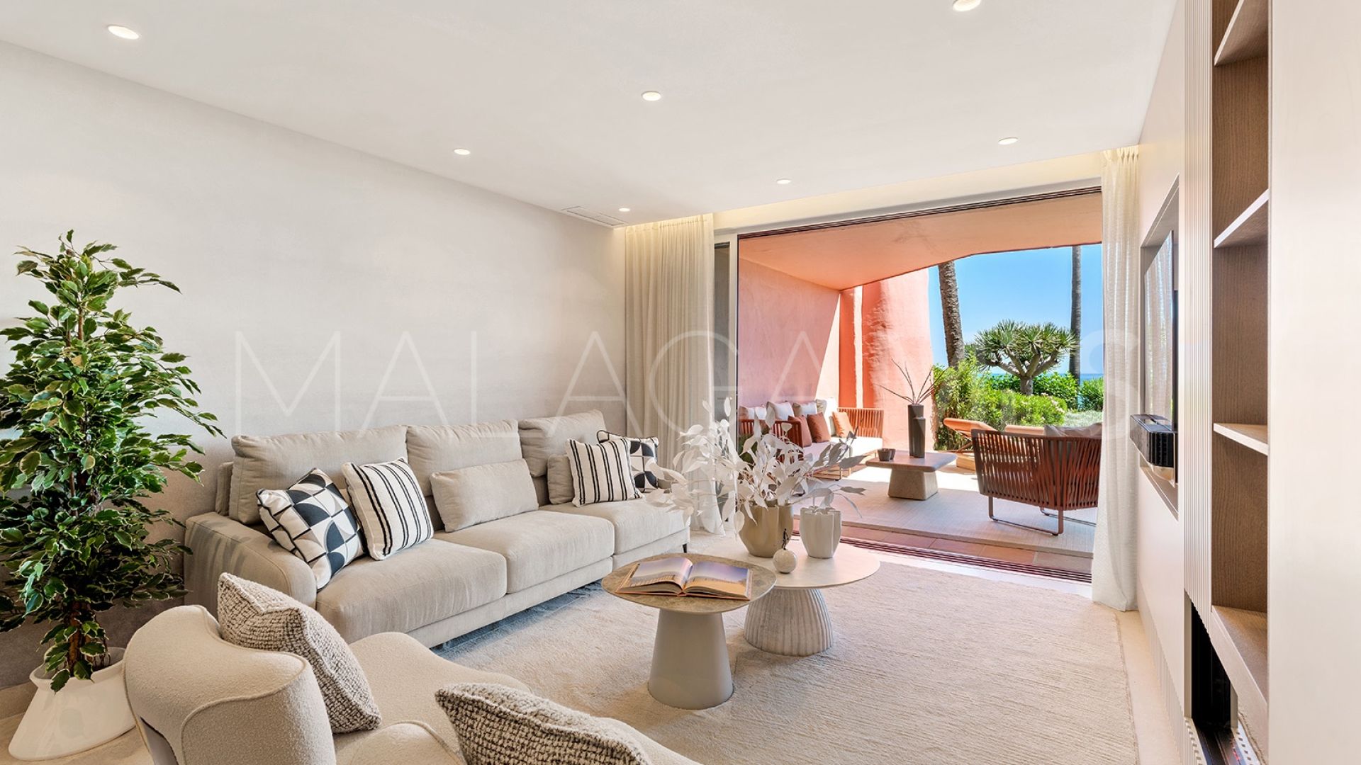Menara Beach, apartamento planta baja a la venta