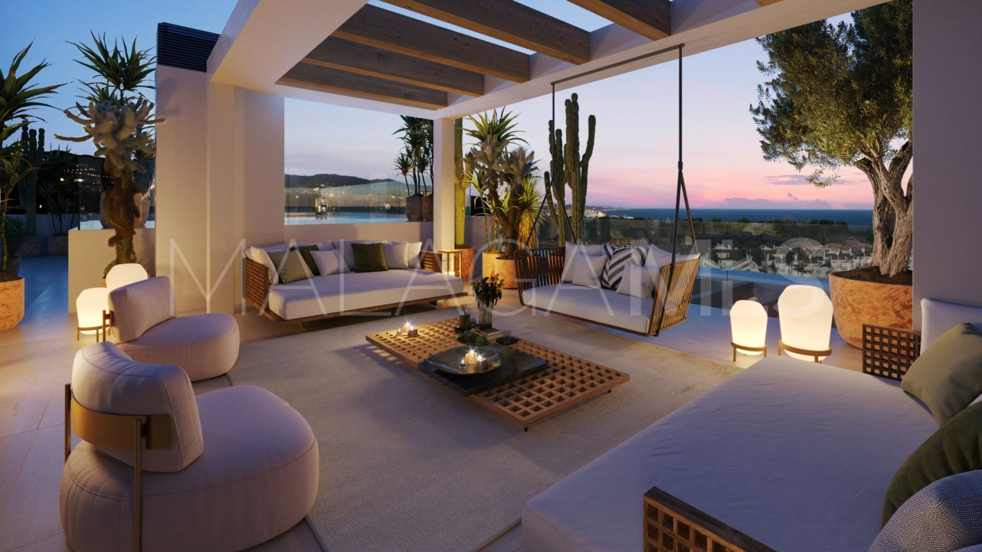 Duplex penthouse for sale in Marbella Golden Mile