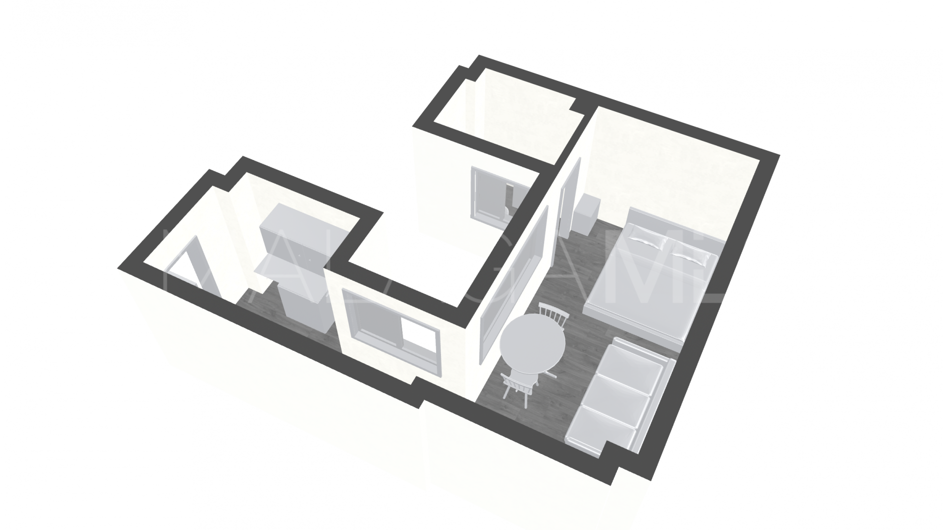 La Merced, estudio for sale