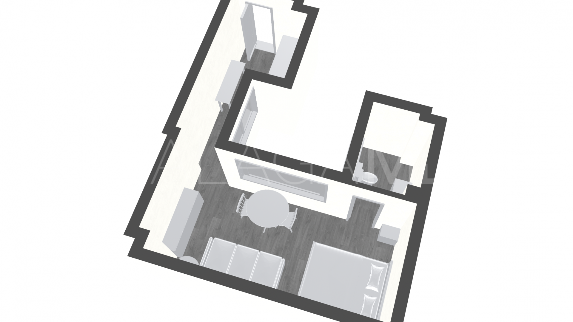 La Merced, estudio for sale