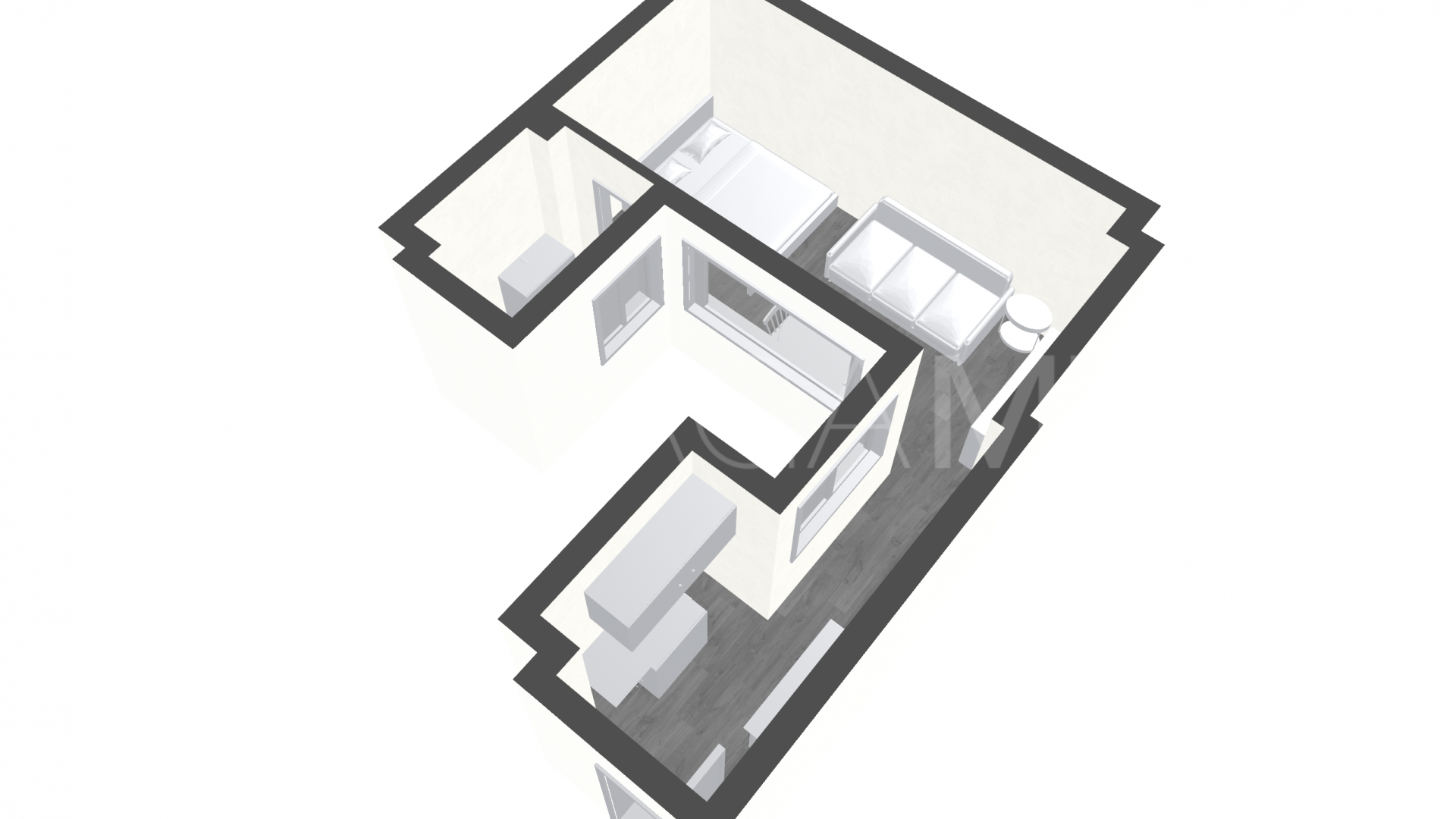 La Merced, estudio for sale